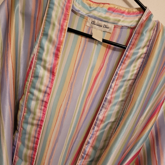 Vintage 80's Christian Dior Robe - Picture 4 of 9